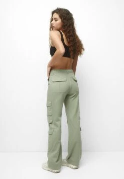 PULL & BEAR Basic With Multiple Pockets - Pantalon Cargo - Green 11 PULL & BEAR Basic With Multiple Pockets - Pantalon Cargo - Green -Next Soldes 94b3bc19ad8d481c85a01692dbb2f24d