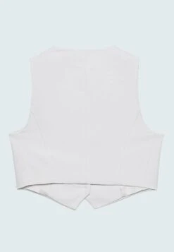 Stradivarius Kurze Basic - Veste Sans Manches - White 15 Stradivarius Kurze Basic - Veste Sans Manches - White -Next Soldes 94e6f99aa41741cc8a3a097c6726d2e6