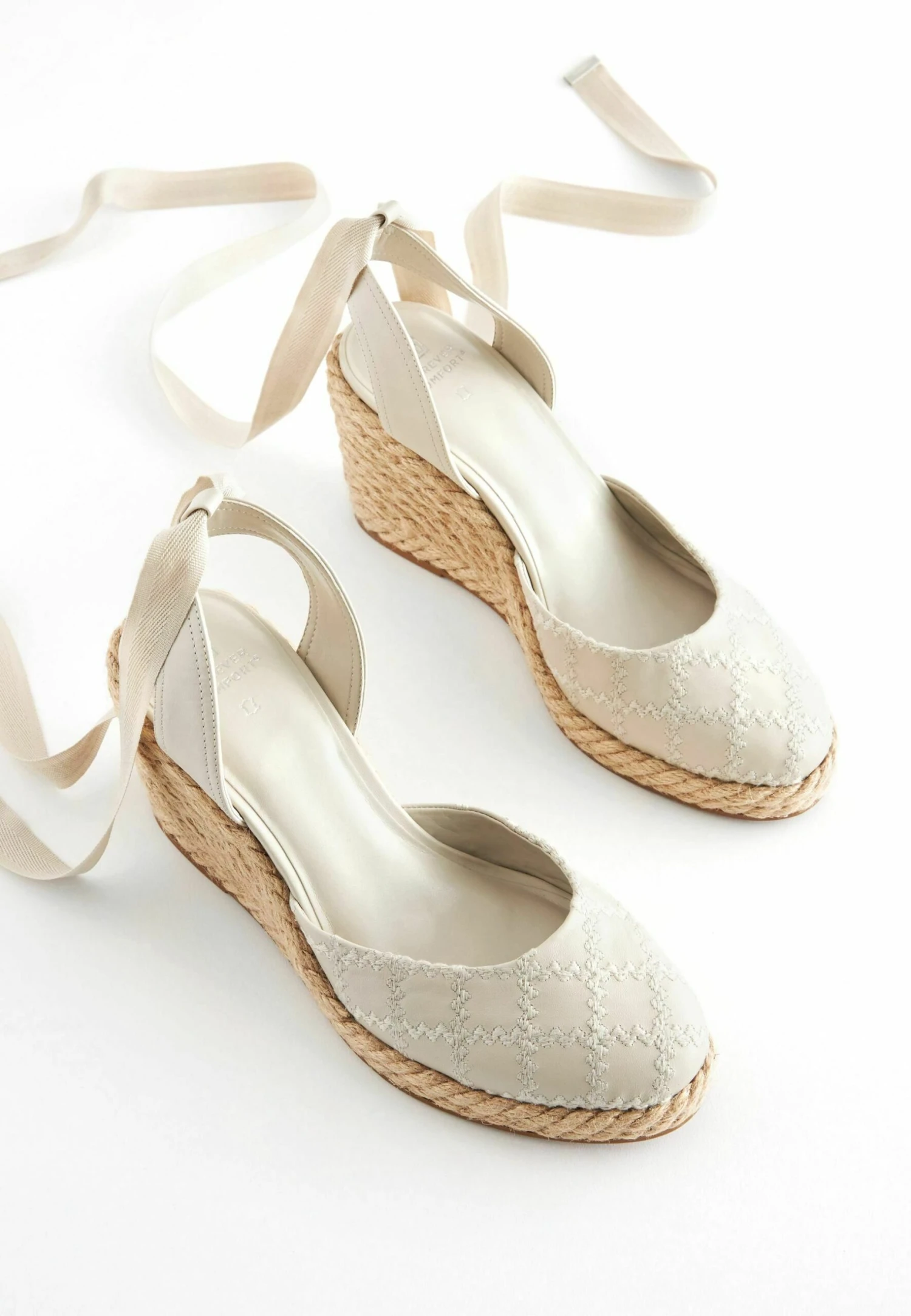 Next Forever Comfort Weave Wrap Standard - Escarpins Compensés - Bone 6 Next Forever Comfort Weave Wrap Standard - Escarpins Compensés - Bone – Image 4