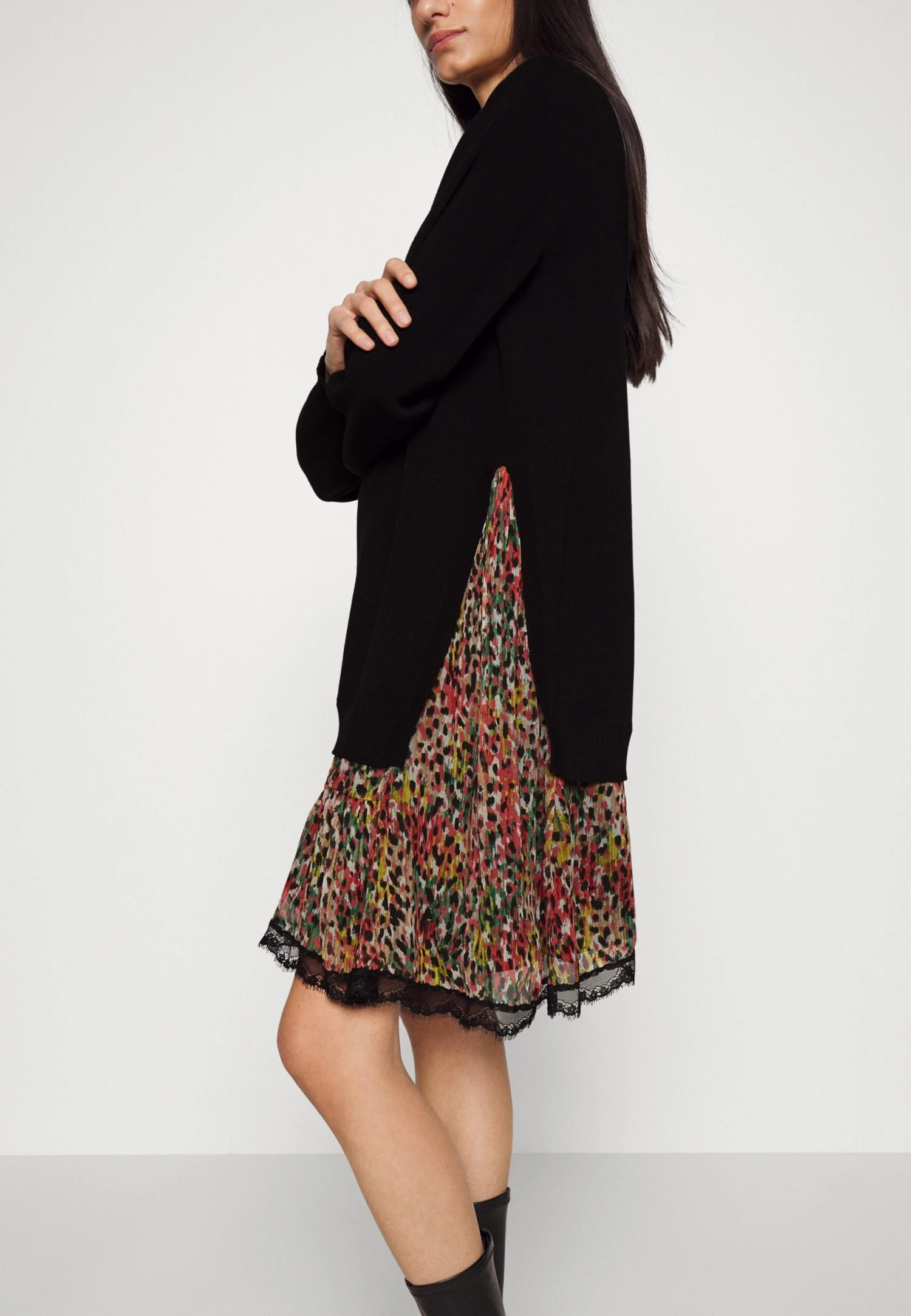 TWINSET Knitted Dress - Robe De Jour - Nero 9 TWINSET Knitted Dress - Robe De Jour - Nero â Image 7