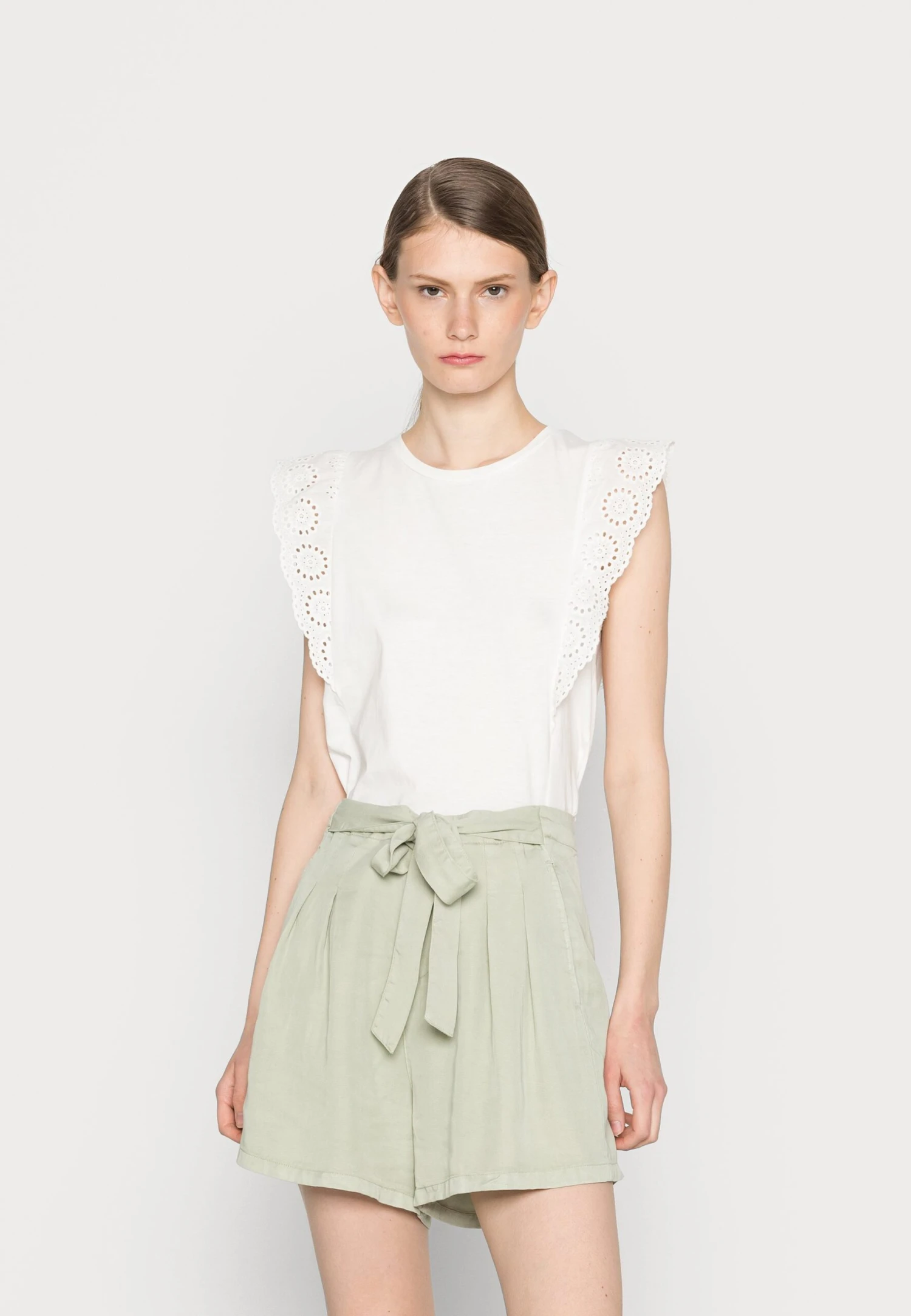 Vero Moda Vmhollyn Ss Noos - T-Shirt Imprimé - Snow White 3 Vero Moda Vmhollyn Ss Noos - T-Shirt Imprimé - Snow White