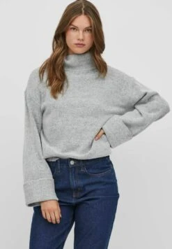 Vila Virolfie - Pullover - Light Grey Melange