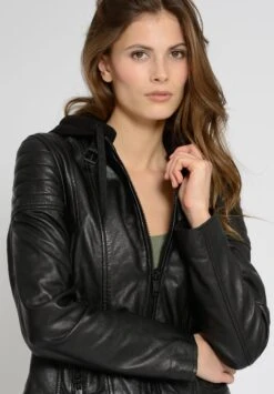 Mustang Veste En Cuir - Black -Next Soldes 986d51233f7247e888d66dedd8f1540f