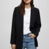 PULL & BEAR Basic Coloured - Blazer - Black 1 PULL & BEAR Basic Coloured - Blazer - Black -Next Soldes 98efe4533a3d4a25971474ff91a0fb3d