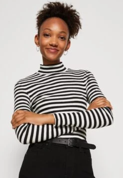 Pieces Pcruka T-Neck - T-Shirt À Manches Longues - Cloud Dancer/Black 11 Pieces Pcruka T-Neck - T-Shirt À Manches Longues - Cloud Dancer/Black -Next Soldes 991f96ca68894e828ff0bce1d7a98f63