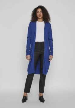 Vila Viril L/S - Noo - Gilet - Mazarine Blue Melange