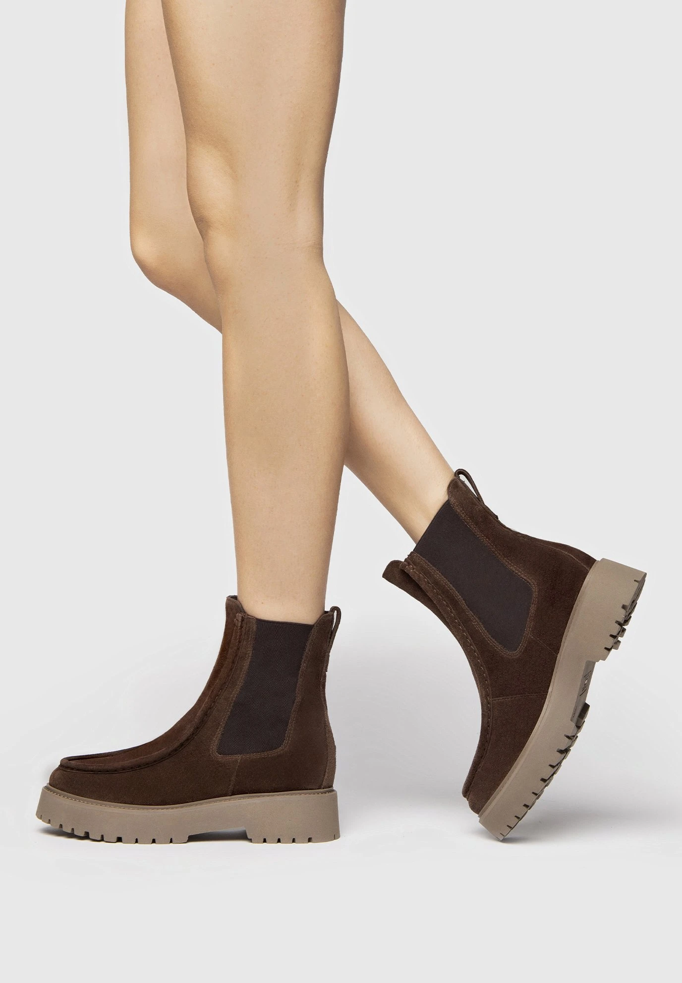 NeroGiardini Bottines À Plateau - Castagno 3 NeroGiardini Bottines À Plateau - Castagno