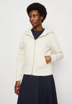 Gant Tonal Shield - Sweat Zippé - Putty -Next Soldes 9a248ec2bbbd4fe4b4cf07e2d22126fe