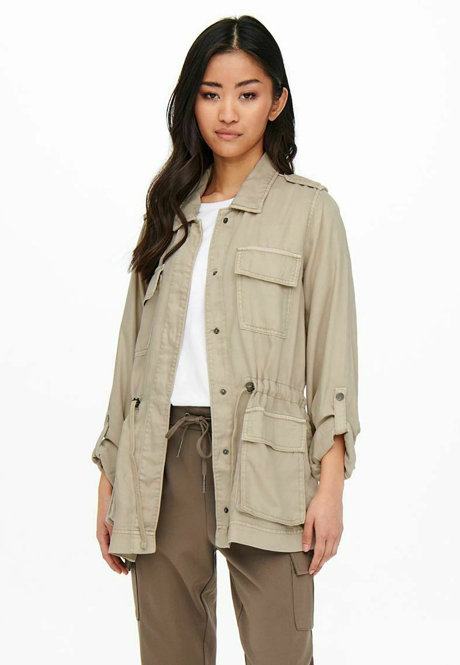 ONLY Kenya Life Utility Cc Otw - Veste Légère - Silver Lining 3 ONLY Kenya Life Utility Cc Otw - Veste Légère - Silver Lining