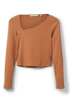 TOM TAILOR Denim Mit Asymmetrischem Ausschnitt - T-Shirt À Manches Longues - Mid Brown 19 TOM TAILOR Denim Mit Asymmetrischem Ausschnitt - T-Shirt À Manches Longues - Mid Brown -Next Soldes 9a5e16a2681243a7b3475c71ee98bb66