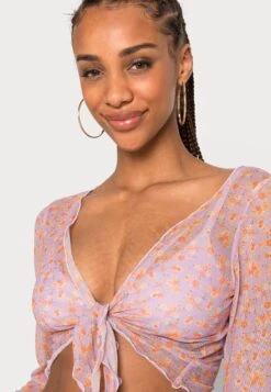 Monki T-Shirt À Manches Longues - Lilac Purple Light -Next Soldes 9a7d7899c94542a3b614d1b69afd8ac4