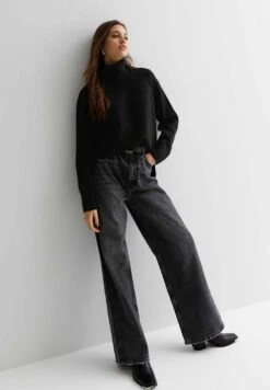 New Look Roll Neck Split Hem - Pullover - Black 7 New Look Roll Neck Split Hem - Pullover - Black -Next Soldes 9a847cd515104c23b3c1f472ca0dcd97