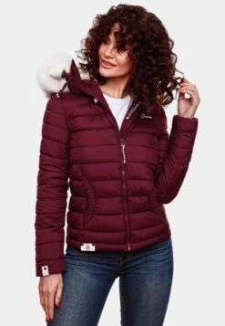 Meilleures ventes 7 Marikoo Veste D'Hiver - Dark Red Melange