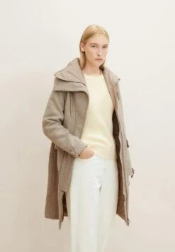 Tom Tailor Manteau Classique - Offwhite Beige Twill Structure -Next Soldes 9b672b31bf234bf3816b2c87f1094226