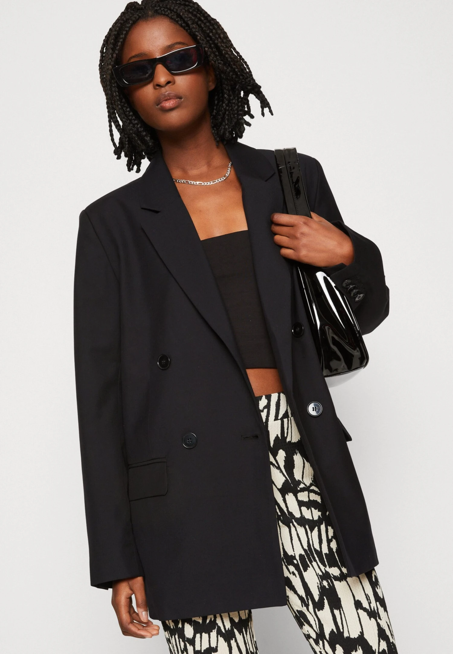 WEEKDAY Norma - Blazer - Black 6 WEEKDAY Norma - Blazer - Black – Image 4