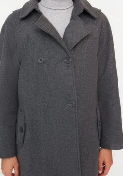 Trendyol Manteau Classique - Grey 10 Trendyol Manteau Classique - Grey -Next Soldes 9c43a882aba542bf83f405769cb11c7e