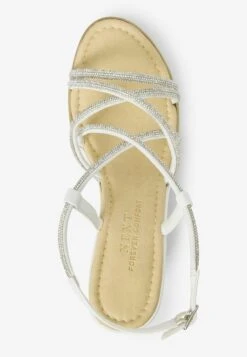 Next Forever Comfort Tubular Bling Asymmetric - Sandales À Talons Hauts - White 8 Next Forever Comfort Tubular Bling Asymmetric - Sandales À Talons Hauts - White -Next Soldes 9c4b0411671948c8a02468aad8d140ac