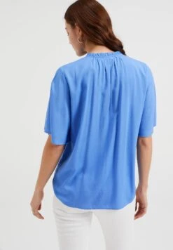 WE FASHION Met Structuur - Blouse - Blue 9 WE FASHION Met Structuur - Blouse - Blue -Next Soldes 9d54e29feff544c3bb2068f905685b42