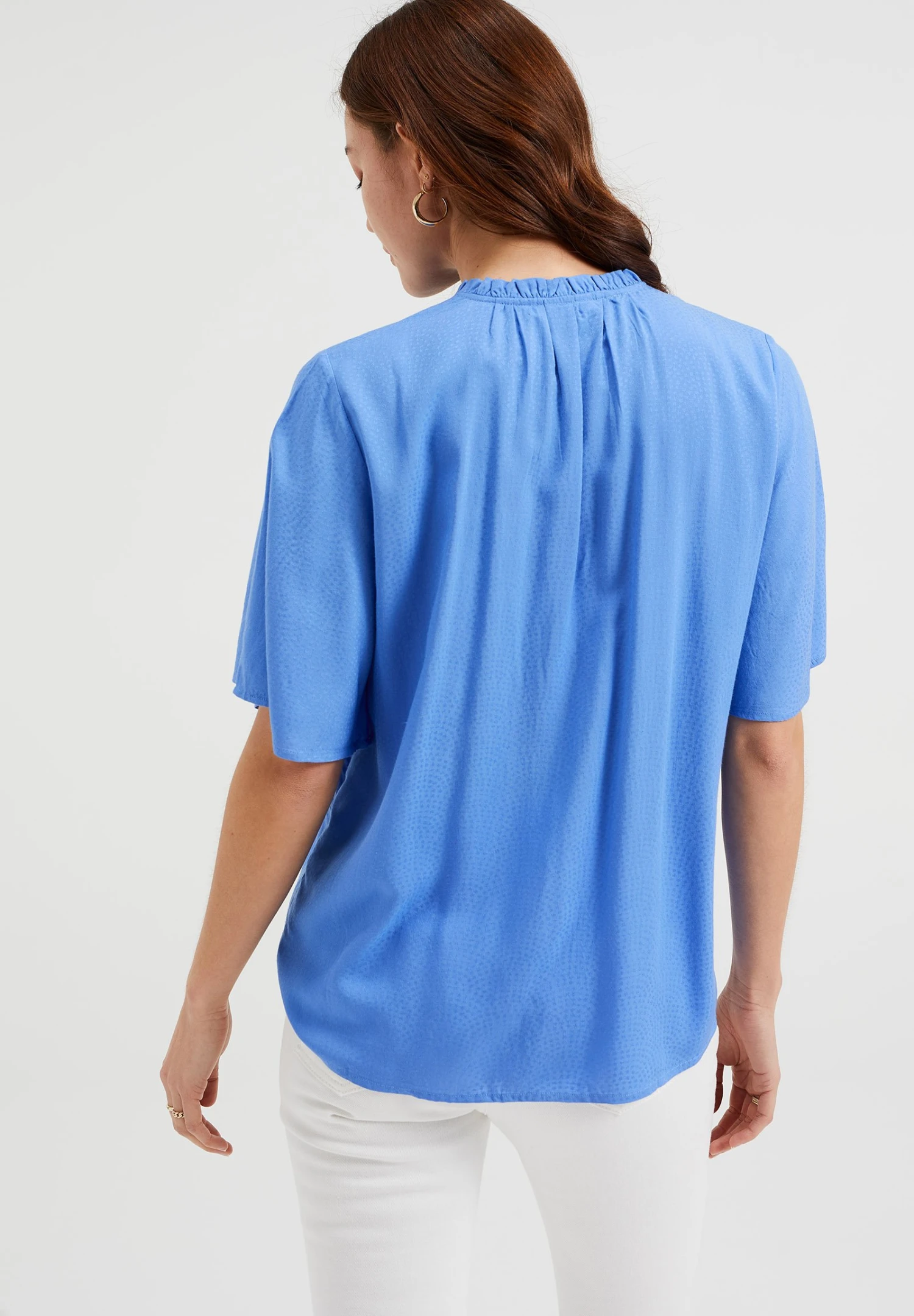 WE FASHION Met Structuur - Blouse - Blue 5 WE FASHION Met Structuur - Blouse - Blue – Image 3