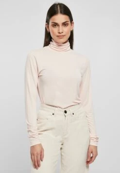 URBAN CLASSICS Turtleneck Longsleeve - T-Shirt À Manches Longues - Pink