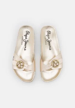 Pepe Jeans Oban Signature - Mules - Gold 13 Pepe Jeans Oban Signature - Mules - Gold -Next Soldes 9e5431353b7b433a8f2c1c0f0f279869