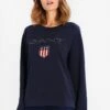 Gant Shield Logo C Neck - Sweatshirt - Evening Blue 1 Gant Shield Logo C Neck - Sweatshirt - Evening Blue -Next Soldes 9eb31edb09f04ded9b9994e83baf93c5