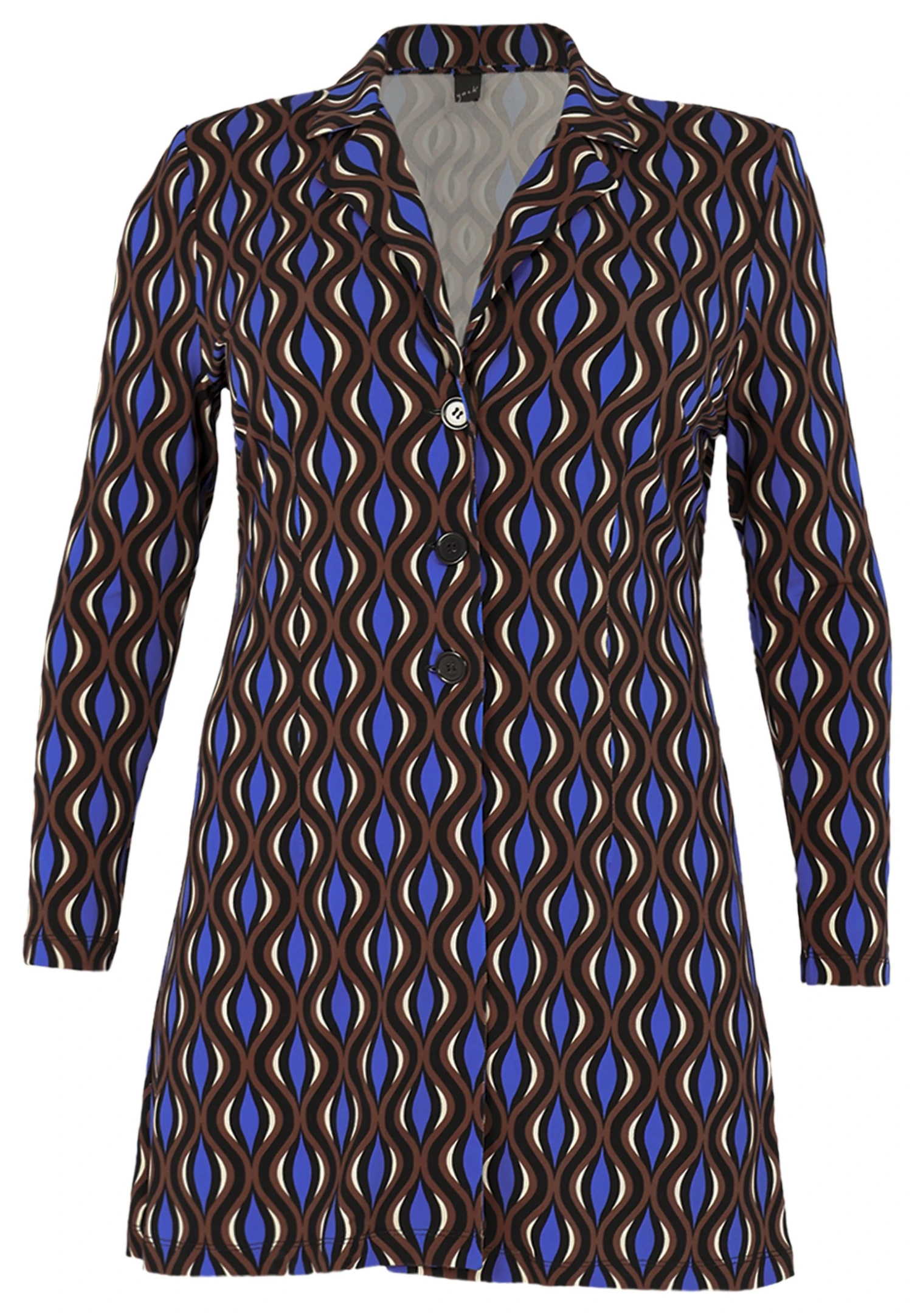 Mit Druck - Manteau Court - Brown 6 Mit Druck - Manteau Court - Brown – Image 4