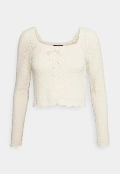 Pieces Petite Pcjudy Cropped - Pullover - Birch -Next Soldes 9fa84405b61d49b5bc8efd8018c0e281