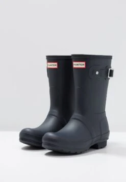 Hunter ORIGINAL Womens Short Boot Vegan - Bottes En Caoutchouc - Navy -Next Soldes a00ccc8683b7419f8c2d1d03818bc81c
