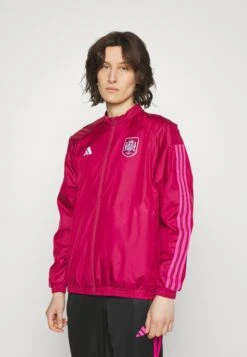 ADIDAS PERFORMANCE Spain Fef Presentation Jacket - Article De Supporter - Mystery Ruby