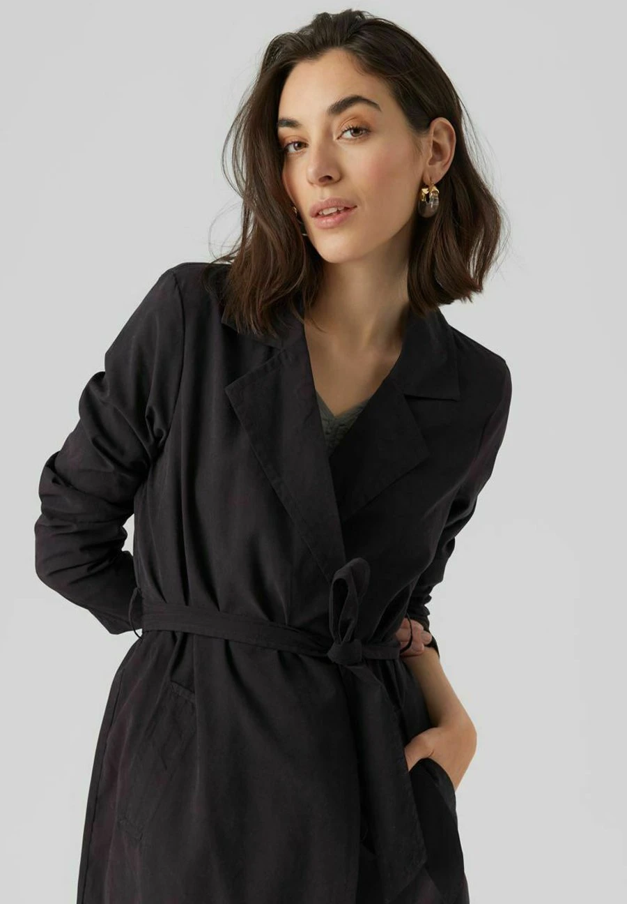 Vero Moda Mantel - Trench - Black 7 Vero Moda Mantel - Trench - Black – Image 5