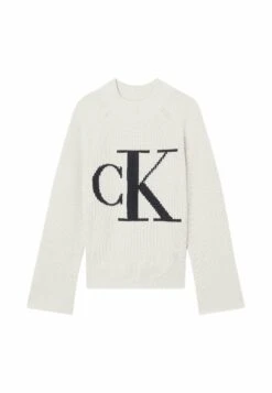Calvin Klein Jeans Pullover - Eggshell