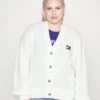 Tommy Jeans Curve Badge Cardigan - Gilet - Ancient White 2 Tommy Jeans Curve Badge Cardigan - Gilet - Ancient White -Next Soldes a2bdc70f94ef47e398e5f36a238887b0