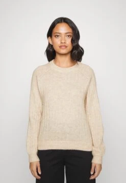 Selected Femme Slfmola O Neck - Pullover - Birch