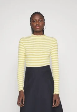 Mads Nørgaard Stripe Trutte Tee - T-Shirt À Manches Longues - Southern Moss