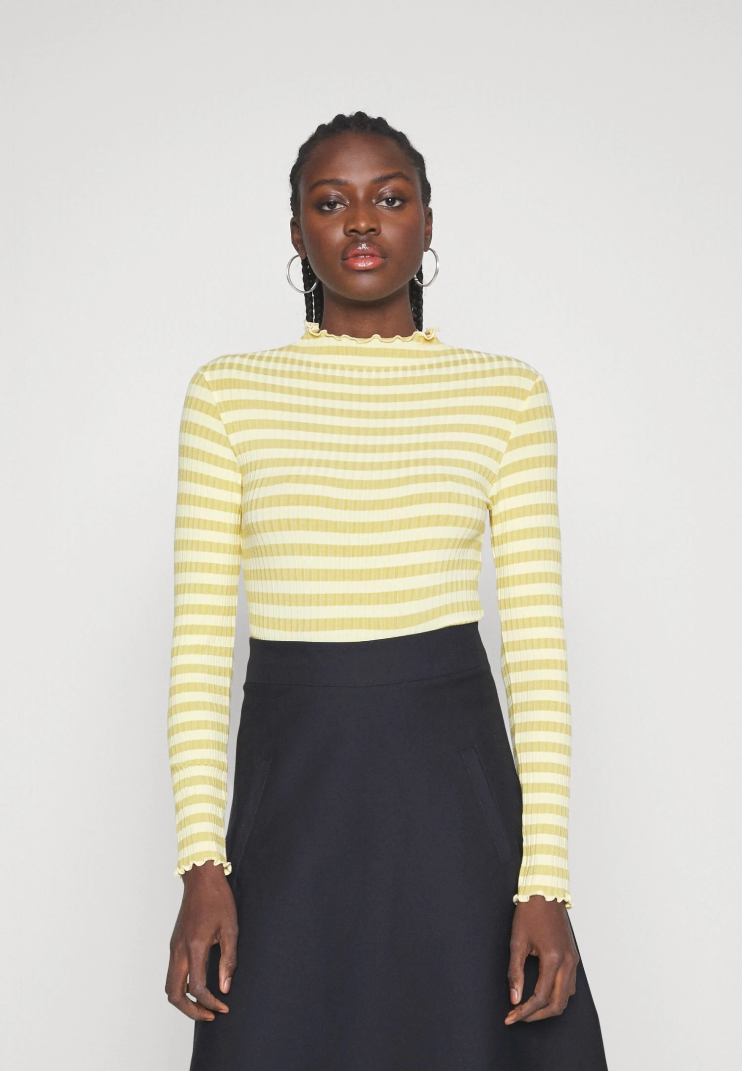 Mads Nørgaard Stripe Trutte Tee - T-Shirt À Manches Longues - Southern Moss 3 Mads Nørgaard Stripe Trutte Tee - T-Shirt À Manches Longues - Southern Moss