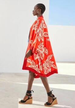 Next Leaf Print Longline Kimono - Veste Légère - Red 12 Next Leaf Print Longline Kimono - Veste Légère - Red -Next Soldes a31d2e25c7bd40988462f1e432e977bc
