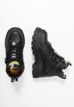 Buffalo Aspha Mid - Bottines À Plateau - Black -Next Soldes a33c08195b4749d89c0abbd41384c1d4