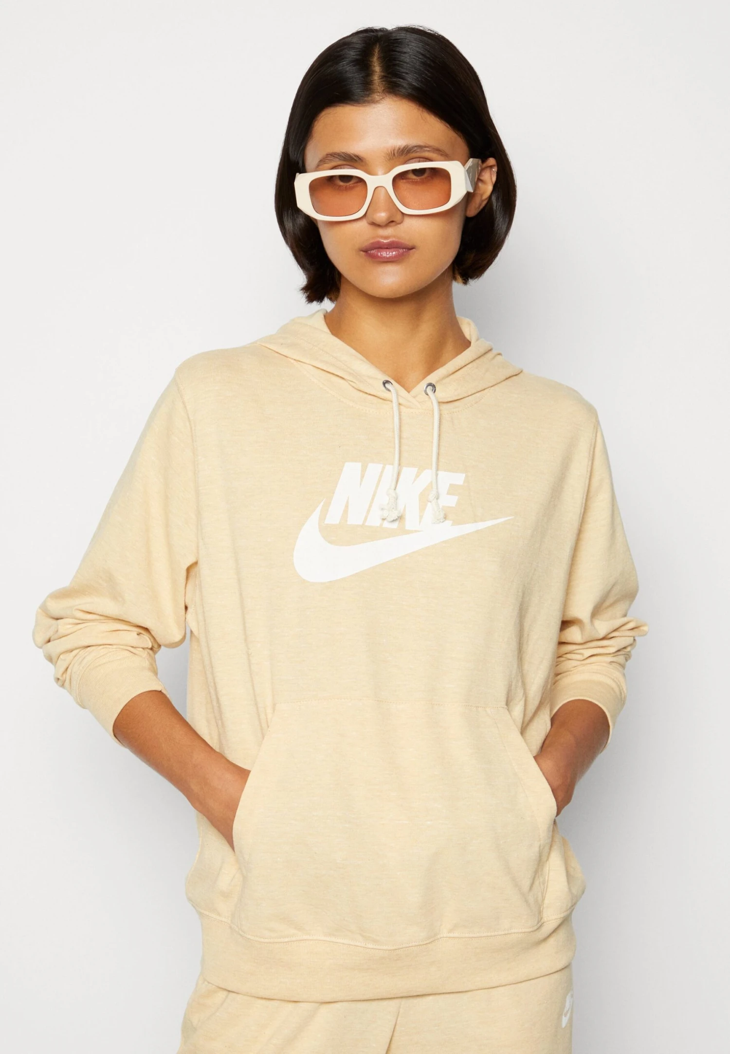 Nike Sportswear Gym Easy - Sweat À Capuche - Sesame/White 6 Nike Sportswear Gym Easy - Sweat À Capuche - Sesame/White – Image 4