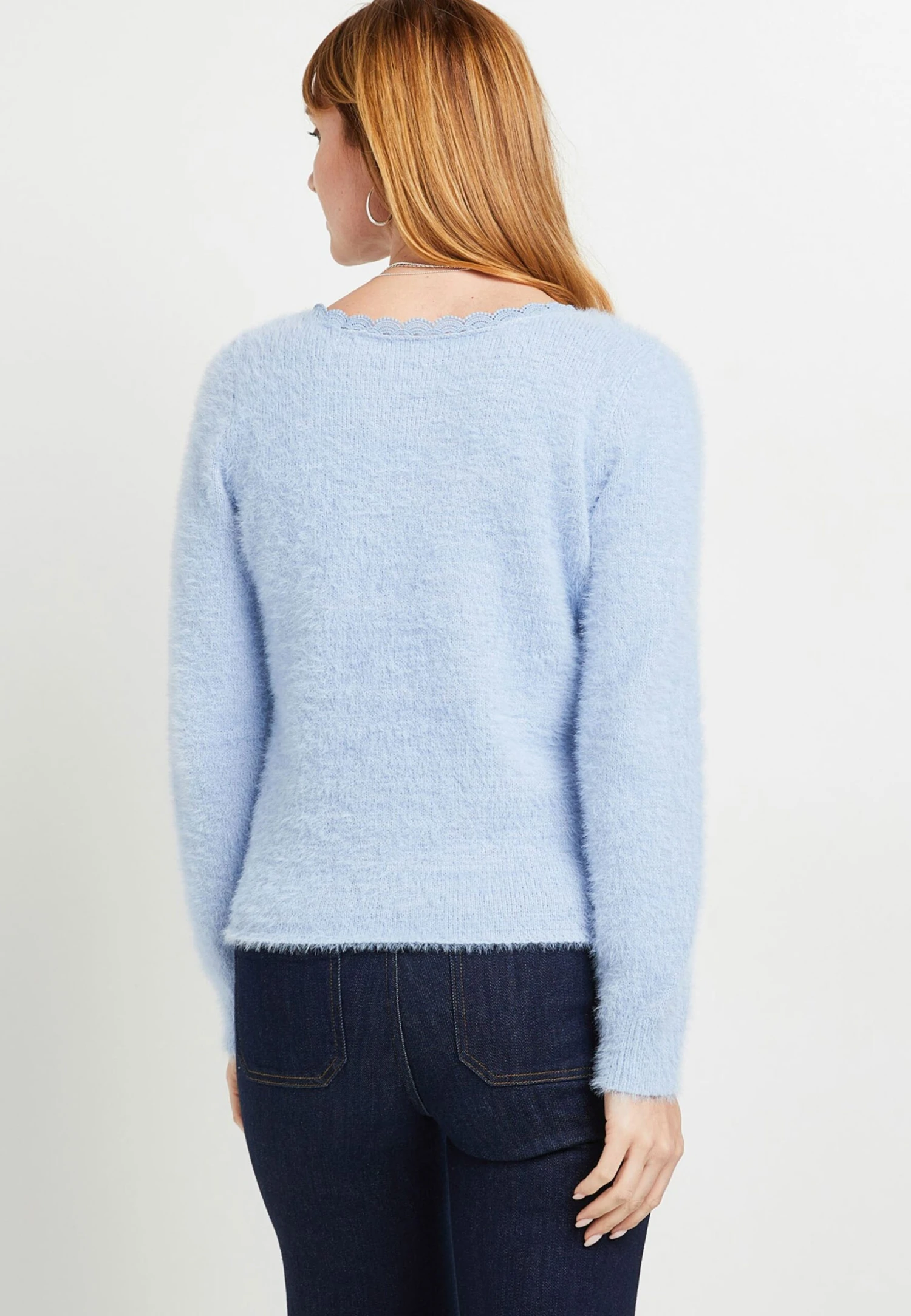 Gilet En Douce Fantaisie - Gilet - Bleu Clair 5 Gilet En Douce Fantaisie - Gilet - Bleu Clair – Image 3