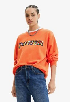 Desigual Power Patch - Sweatshirt - Red