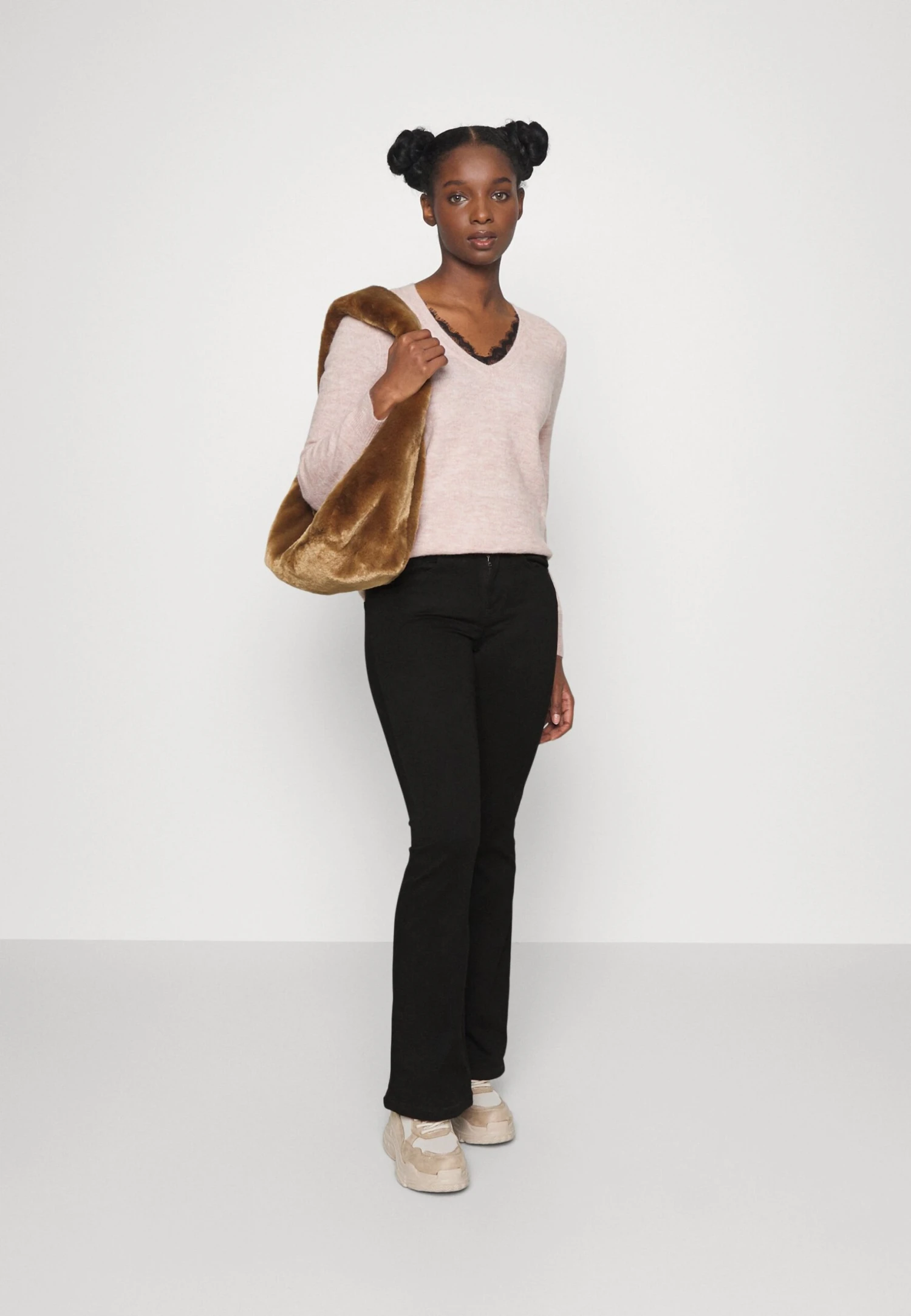 Vero Moda Petite Vmpeachy - Jeans Skinny - Black 4 Vero Moda Petite Vmpeachy - Jeans Skinny - Black – Image 2