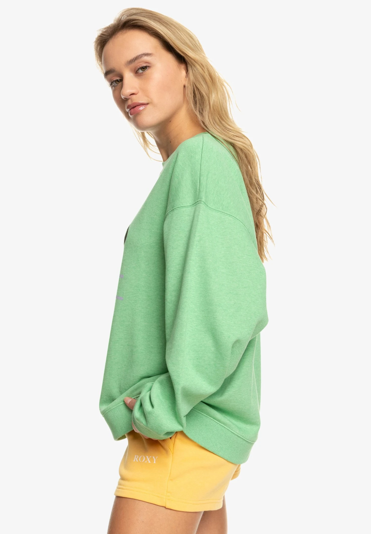 Roxy Take Your Place A - Sweatshirt - Absinthe Green 7 Roxy Take Your Place A - Sweatshirt - Absinthe Green – Image 5