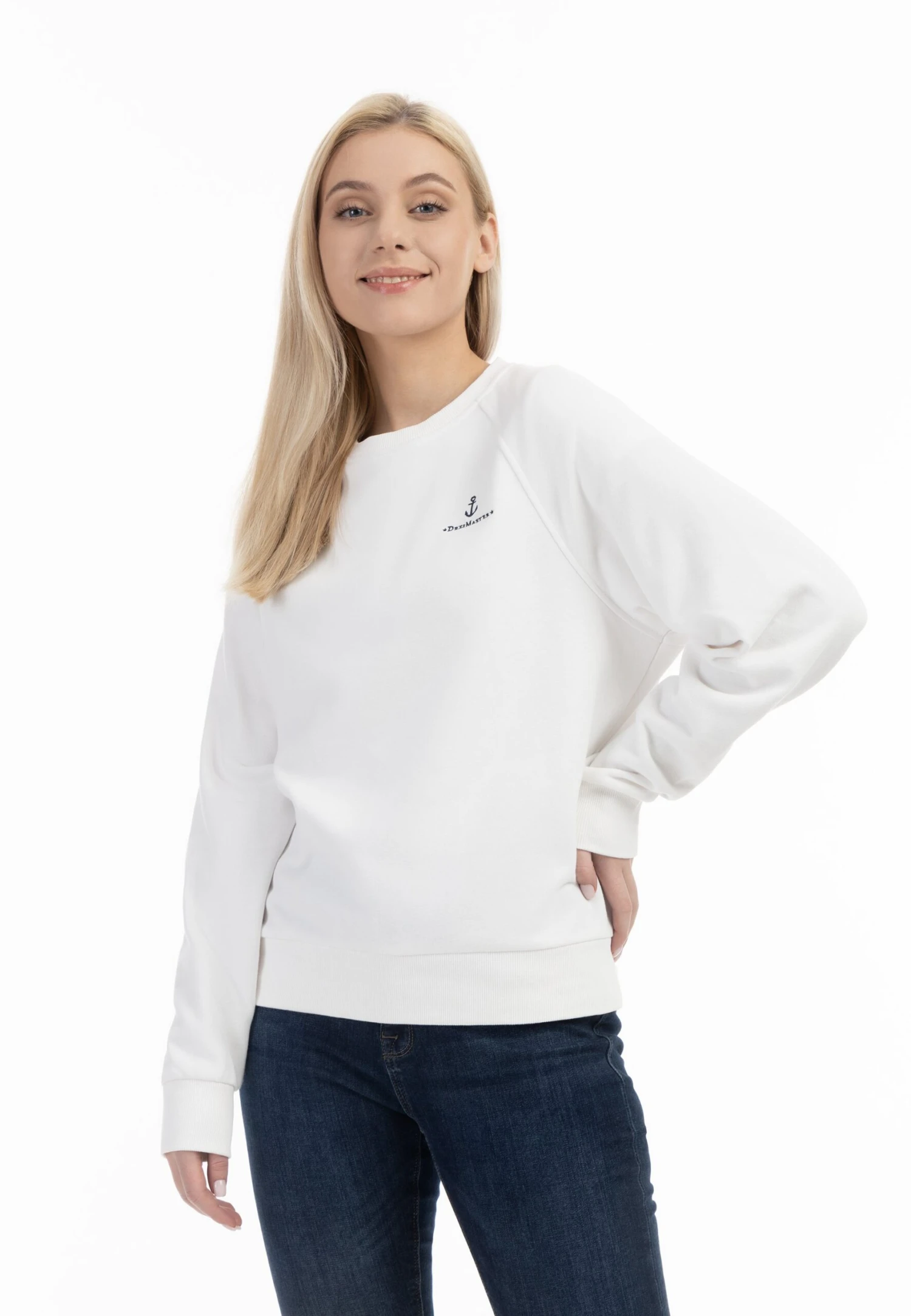 Dreimaster Mit Rundhals Bridgeport - Sweatshirt - Weiss 3 Dreimaster Mit Rundhals Bridgeport - Sweatshirt - Weiss