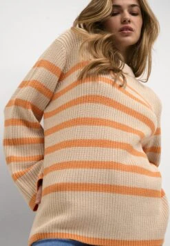 Kaffe Kacilla - Pullover - Sand Dollar Mock Orange Stripe 11 Kaffe Kacilla - Pullover - Sand Dollar Mock Orange Stripe -Next Soldes a6a0b20a85ca48c1b65d2bb5d5b41518