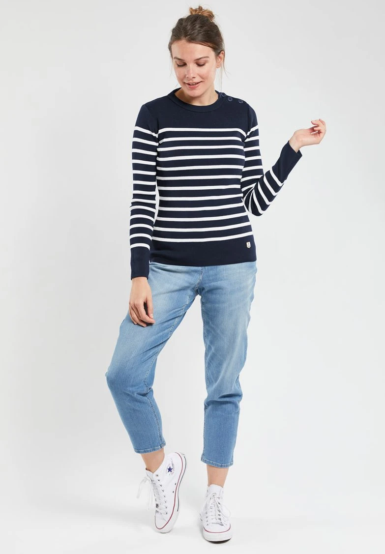 Armor-Lux Groix Marine - Pullover - Rich Navy / Milk 4 Armor-Lux Groix Marine - Pullover - Rich Navy / Milk – Image 2