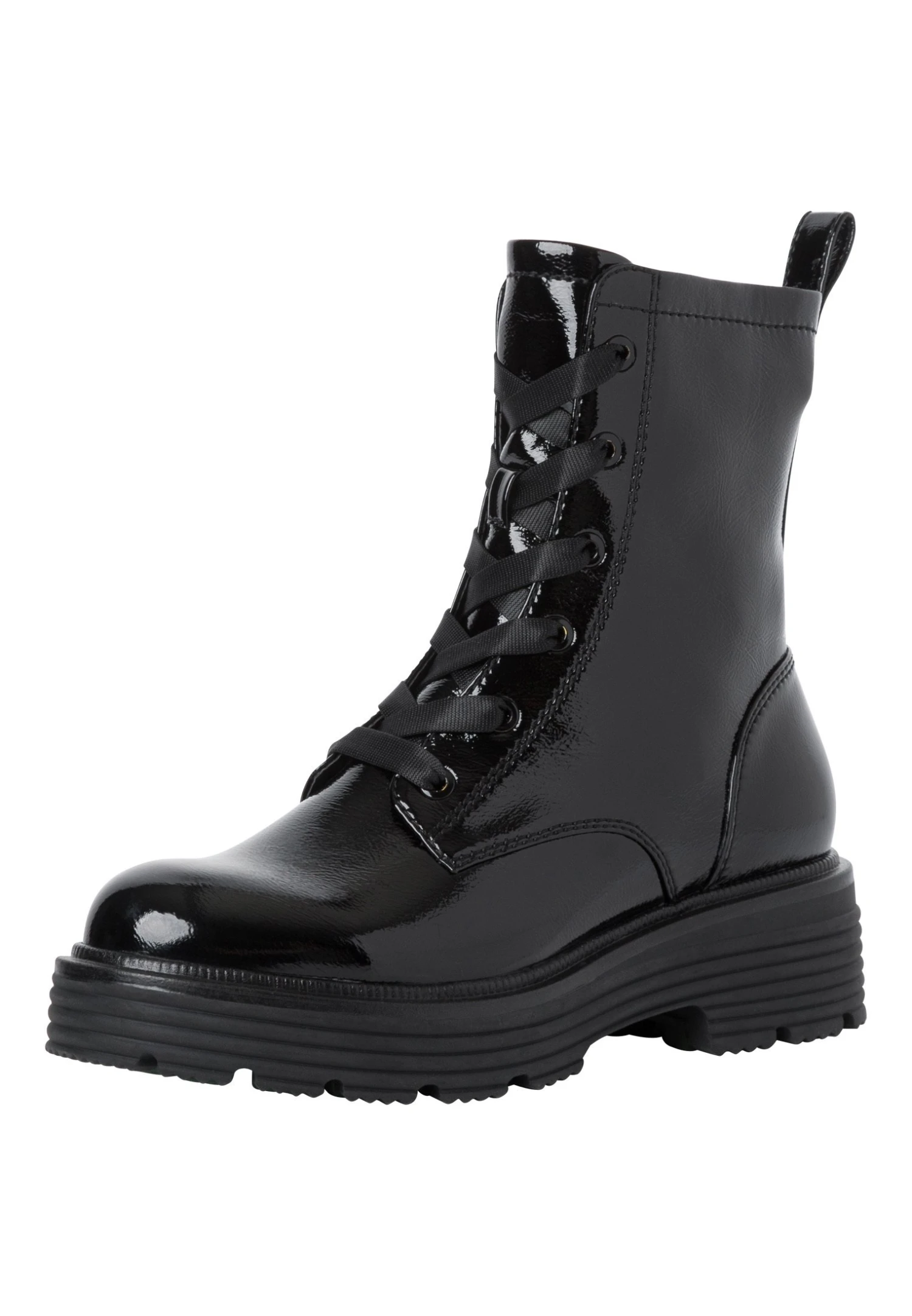 Tamaris Bottines - Black Patent 4 Tamaris Bottines - Black Patent – Image 2