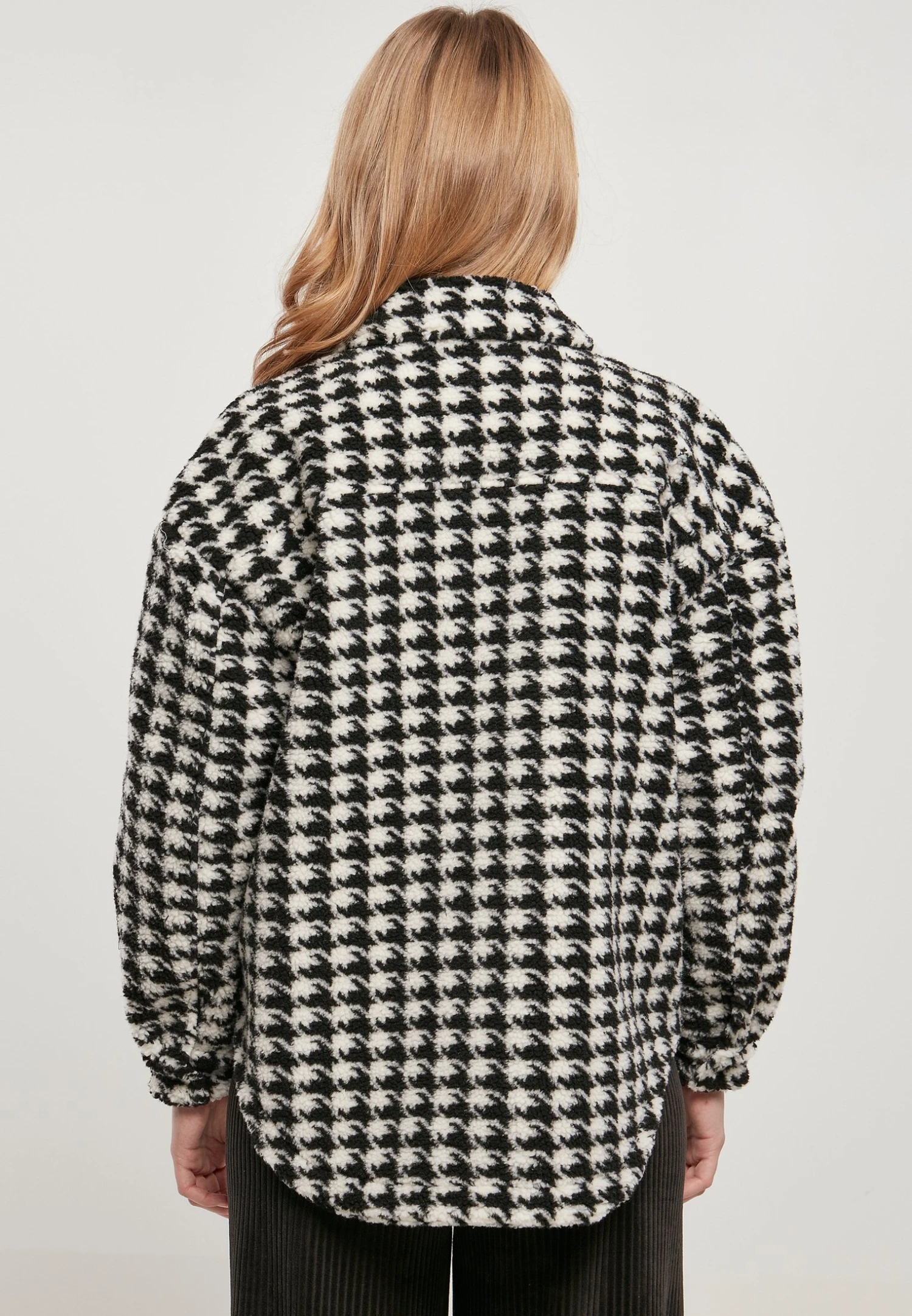 URBAN CLASSICS Veste Polaire - Blackhoundstooth 4 URBAN CLASSICS Veste Polaire - Blackhoundstooth – Image 2