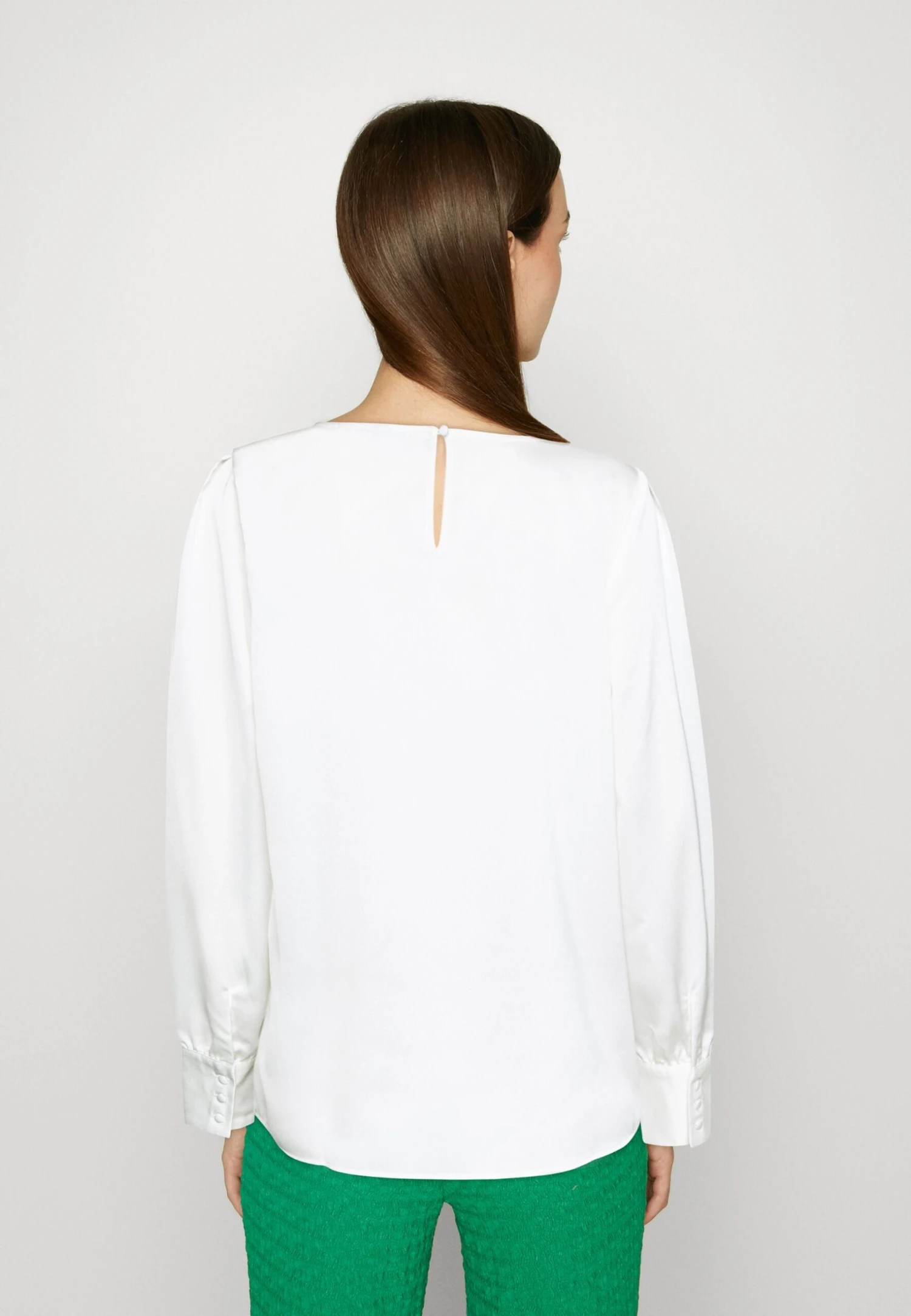 Vila Viellette O Neck - T-Shirt À Manches Longues - Snow White 5 Vila Viellette O Neck - T-Shirt À Manches Longues - Snow White – Image 3