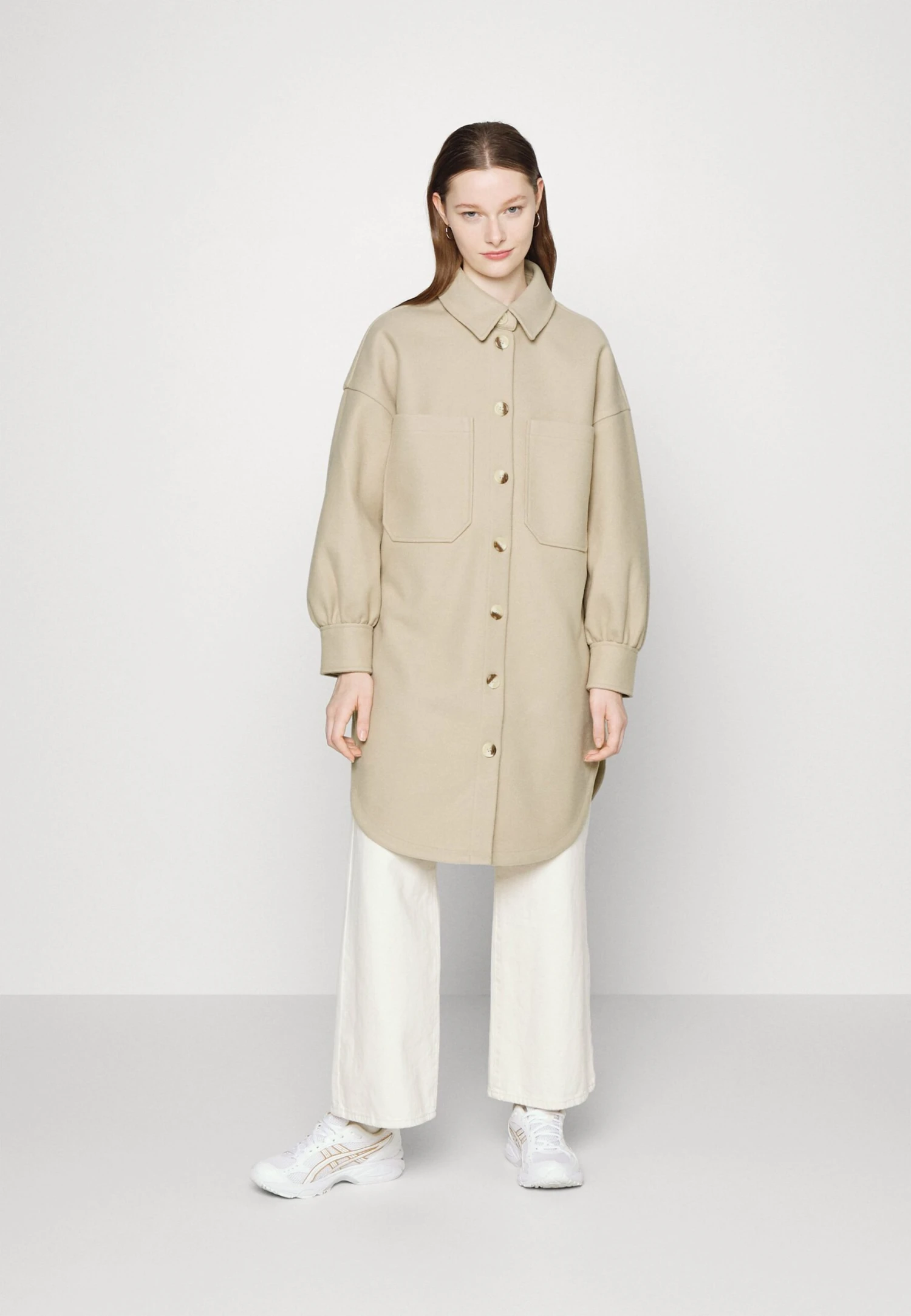 ONLY Onltrillion Shacket - Manteau Court - Feather Gray 3 ONLY Onltrillion Shacket - Manteau Court - Feather Gray